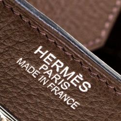 Hermes Cacao Togo Leather Palladium Hardware Birkin 35 Bag