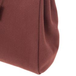 مملوكة مسبقًا Hermes Brown Herbag Convertible Satchel 39CM