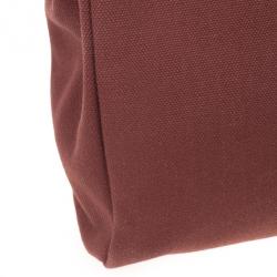 مملوكة مسبقًا Hermes Brown Herbag Convertible Satchel 39CM