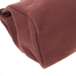 مملوكة مسبقًا Hermes Brown Herbag Convertible Satchel 39CM