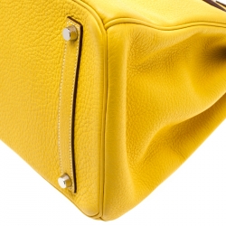 Hermes Cumin Chevre Mysore Leather Palladium Hardware Birkin 35 Bag