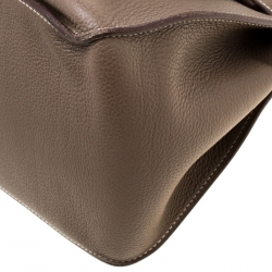 Hermes Etain Negonda Leather Jypsiere 34 Bag