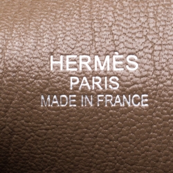 Hermes Etain Negonda Leather Jypsiere 34 Bag