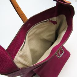 Pre Owned Hermes Two Tone Taurillon Clemence Leather Marwari PM Bag