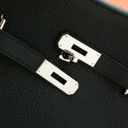 Pre Owned Hermes Black Togo Leather Jypsiere 28 Bag