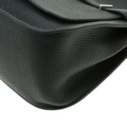 Pre Owned Hermes Black Togo Leather Jypsiere 28 Bag