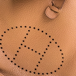 Pre Owned Hermes ALezan Clemence Leather Evelyne III PM Bag