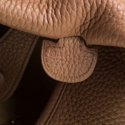 Pre Owned Hermes ALezan Clemence Leather Evelyne III PM Bag