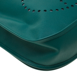 Pre Owned Hermes Vert Vertigo Epsom Leather Evelyne III GM Bag
