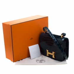 Pre Owned Hermes Colvert Alligator Constance 24 Bag