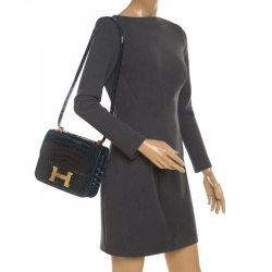 Pre Owned Hermes Colvert Alligator Constance 24 Bag