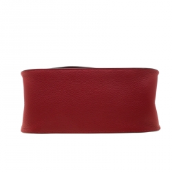 Pre Owned Hermes Rouge Grenat Togo Leather Jypsiere 28 Bag