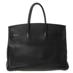 Pre Owned Hermes Black Togo Birkin 35