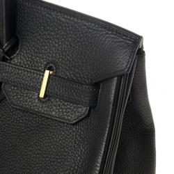 Pre Owned Hermes Black Togo Birkin 35