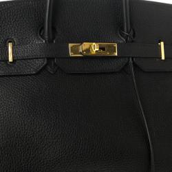 Pre Owned Hermes Black Togo Birkin 35