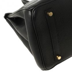 Pre Owned Hermes Black Togo Birkin 35