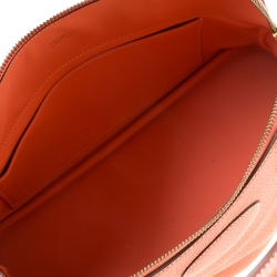 Pre Owned Hermes Rose Candy Togo Leather Bolide 31 Bag