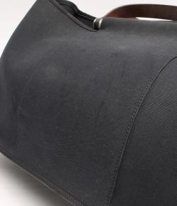 Pre Owned Hermes Black Canvas Cabag Elan Tote Bag