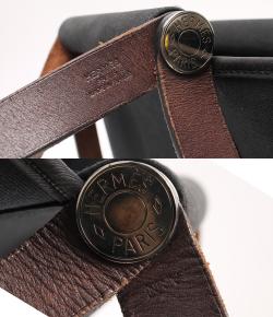 Pre Owned Hermes Black Canvas Cabag Elan Tote Bag