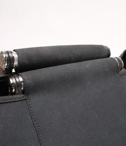 Pre Owned Hermes Black Canvas Cabag Elan Tote Bag