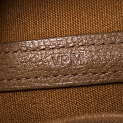 Pre Owned Hermes Brown Canvas and Leather Garden Party TPM Bag