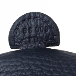 Pre Owned Hermes Blue Indigo Clemence Leather Evelyne TPM Bag