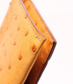Pre Owned Hermes Yellow Leather Long Wallet 