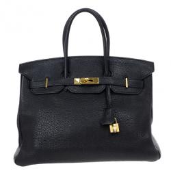 Hermes Black Togo Birkin 35