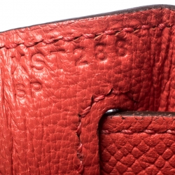 Pre Owned Hermes Rose Jaipur Epsom Leather Gold Hardware Kelly Sellier 28 Bag