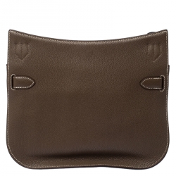 Pre Owned Hermes Etain Clemence Leather Jypsiere 31 Bag