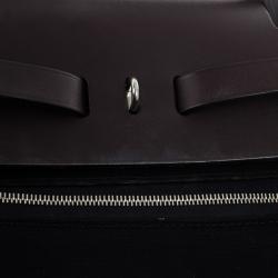 Pre Owned Hermes Black Herbag Convertible Satchel