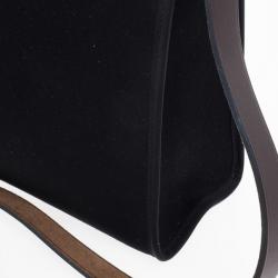 Pre Owned Hermes Black Herbag Convertible Satchel