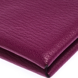 Pre Owned Hermes Magnolia Epsom Leather Calvi Cardholder