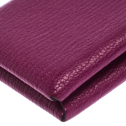 Pre Owned Hermes Magnolia Epsom Leather Calvi Cardholder