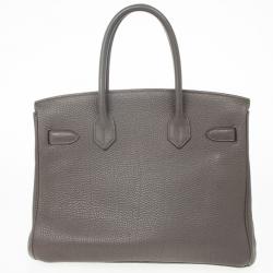 Hermes Graphite Togo Leather Birkin 30