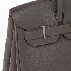 Hermes Graphite Togo Leather Birkin 30