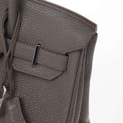 Hermes Graphite Togo Leather Birkin 30