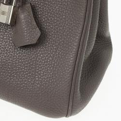 Hermes Graphite Togo Leather Birkin 30