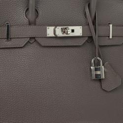 Hermes Graphite Togo Leather Birkin 30