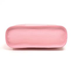 Pre Owned Hermes Pink Toile Canvas Cabag Elan Bag