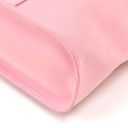 Pre Owned Hermes Pink Toile Canvas Cabag Elan Bag