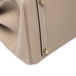 Hermes Trench Togo Leather Gold Hardware Birkin 35 Bag