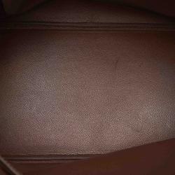 Hermes Terre Clemence Togo Leather Gold Hardware Birkin 35 Bag