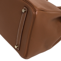 Hermes Gold Togo Leather Gold Hardware Birkin 35 Bag