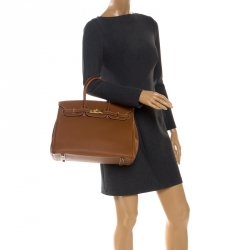 Hermes Gold Togo Leather Gold Hardware Birkin 35 Bag