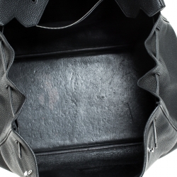 Hermes Black Togo Leather Silver Hardware Birkin 40 Bag