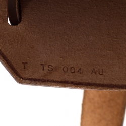 Pre Owned Hermes Burgundy Canvas and Leather Herbag Zip 31 Bag