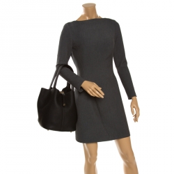 Pre Owned Hermes Black Togo Leather Gold Hardware Picotin GM Bag