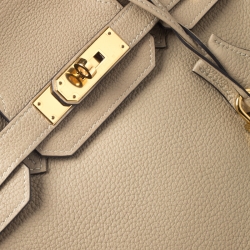 Hermes Beige Togo Leather Gold Hardware Birkin 30 Bag