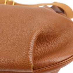Pre Owned Hermes Brown Leather Rodeo II Bag